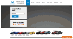 Desktop Screenshot of driveclassichonda.com